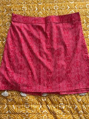 Ripskirt Like New Bright Pink Printed Mini Skirt